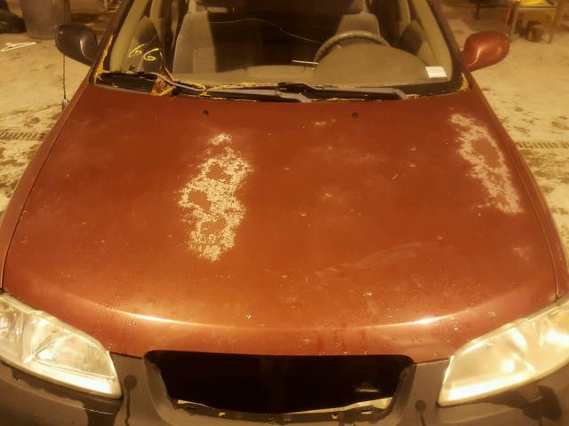 3N1CB51D83L776800 - 2003 NISSAN SENTRA XE RED photo 9