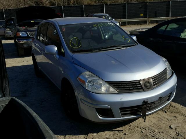 3N1BC13E19L441037 - 2009 NISSAN VERSA S BLUE photo 1