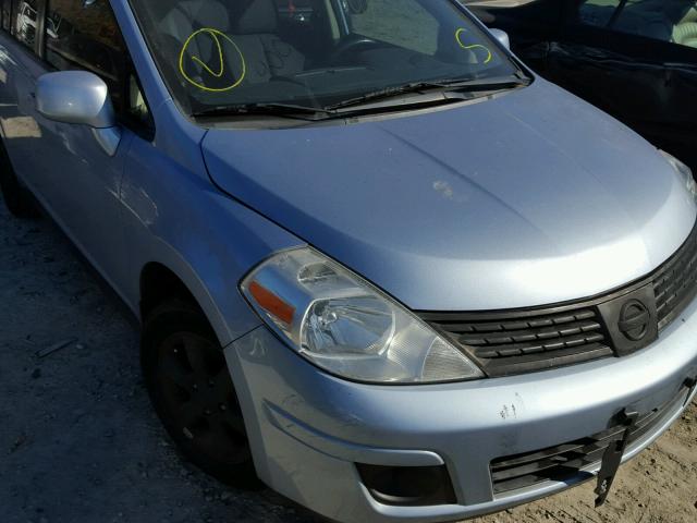 3N1BC13E19L441037 - 2009 NISSAN VERSA S BLUE photo 9