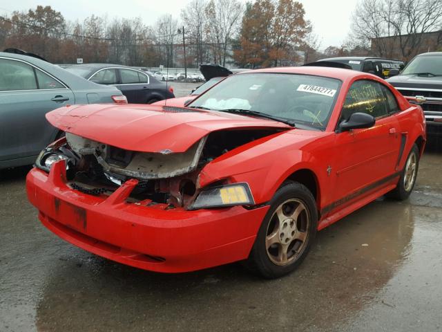 1FAFP40452F204802 - 2002 FORD MUSTANG RED photo 2