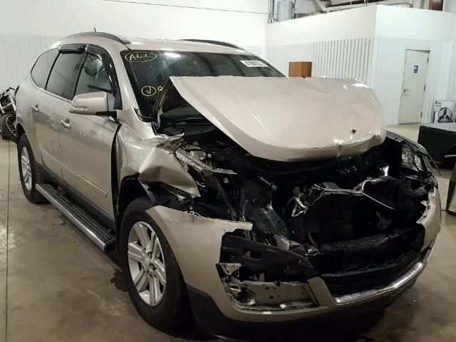 1GNKRGKDXEJ160449 - 2014 CHEVROLET TRAVERSE L TAN photo 1