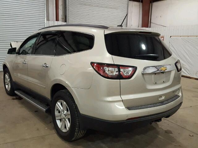 1GNKRGKDXEJ160449 - 2014 CHEVROLET TRAVERSE L TAN photo 3