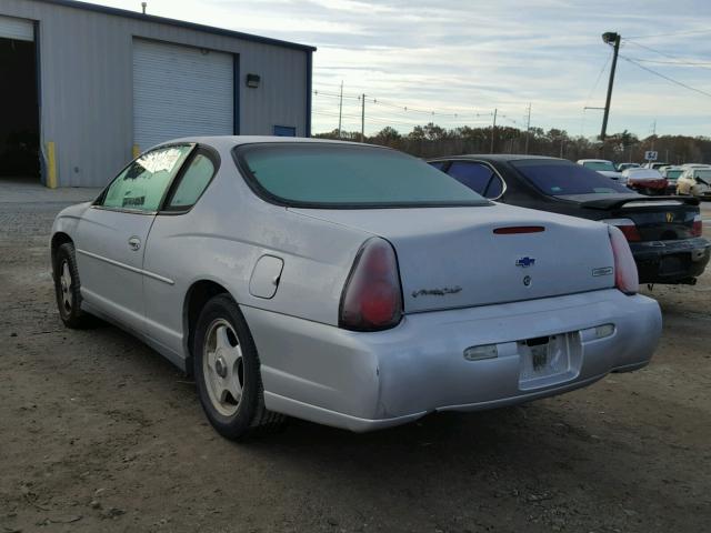 2G1WW12E949299189 - 2004 CHEVROLET MONTE CARL 银色 照片 3