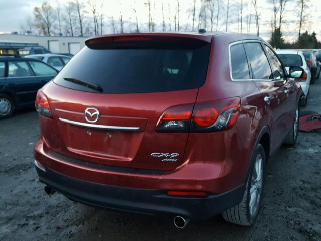 JM3TB3DV3E0429095 - 2014 MAZDA CX-9 GRAND RED photo 4