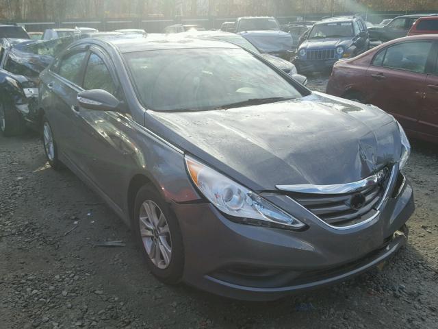 5NPEB4AC7EH829626 - 2014 HYUNDAI SONATA GLS GRAY photo 1