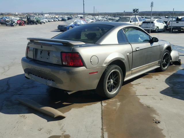 1FAFP40432F234199 - 2002 FORD MUSTANG GRAY photo 4