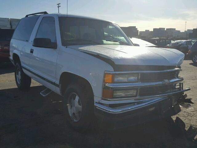 3GNEC18R9VG106642 - 1997 CHEVROLET TAHOE C150 WHITE photo 1