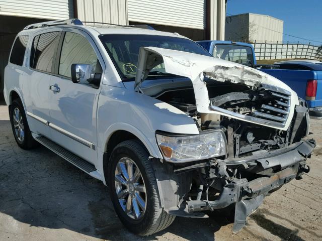 5N3AA08D08N903579 - 2008 INFINITI QX56 WHITE photo 1