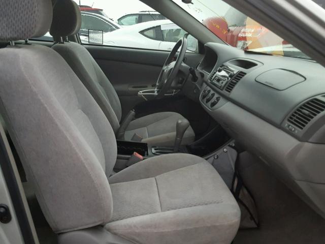 4T1BE32K63U169801 - 2003 TOYOTA CAMRY LE SILVER photo 5