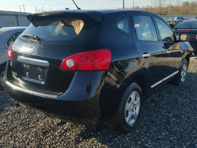 JN8AS5MT9BW576755 - 2011 NISSAN ROGUE S BLACK photo 4