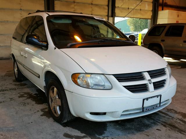 1D4GP45R35B137456 - 2005 DODGE CARAVAN SX WHITE photo 1