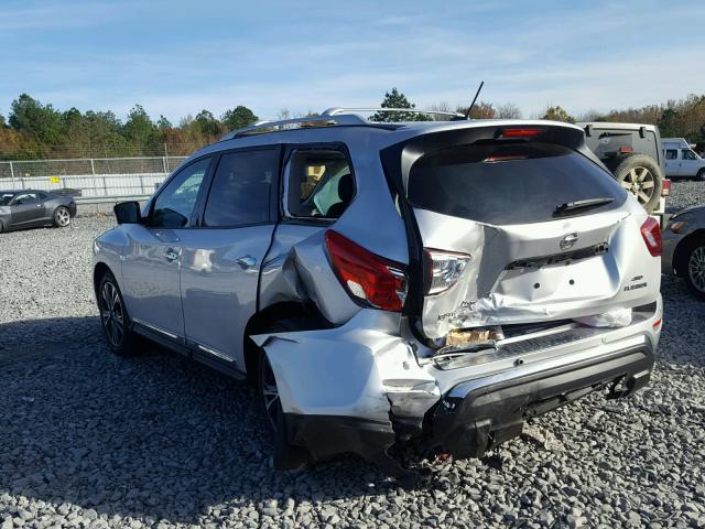 5N1DR2MM6HC643622 - 2017 NISSAN PATHFINDER SILVER photo 3