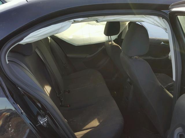 3VW2K7AJ3FM259054 - 2015 VOLKSWAGEN JETTA BASE BLACK photo 6
