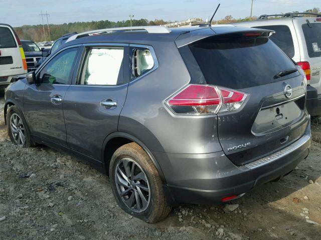 5N1AT2MT6FC829086 - 2015 NISSAN ROGUE S GRAY photo 3