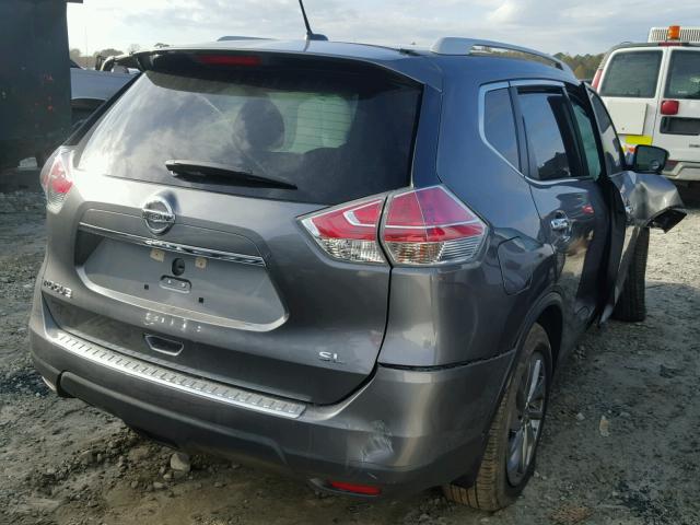 5N1AT2MT6FC829086 - 2015 NISSAN ROGUE S GRAY photo 4