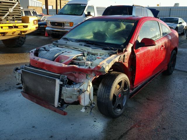 1G1AM15B077369508 - 2007 CHEVROLET COBALT SS RED photo 2