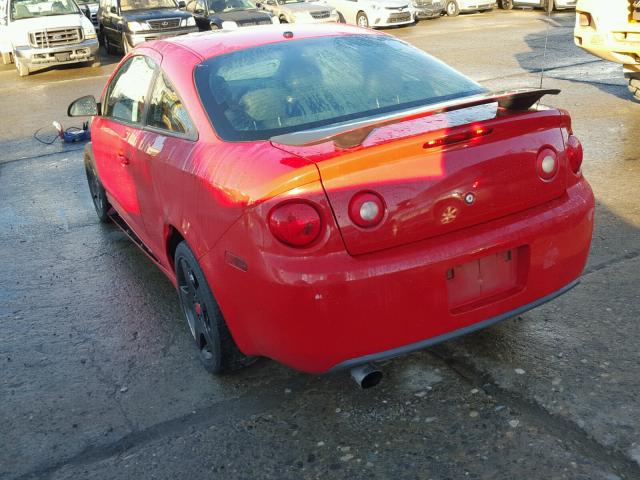 1G1AM15B077369508 - 2007 CHEVROLET COBALT SS RED photo 3