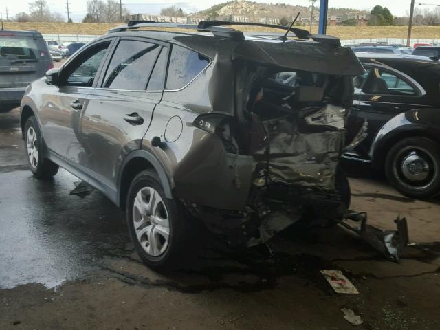 JTMBFREV8D5028279 - 2013 TOYOTA RAV4 LE Qəhvəyi foto 3