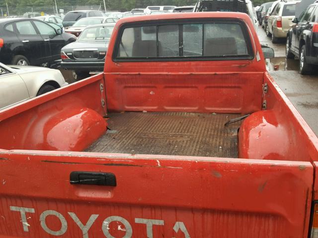 JT4RN81A8L5067841 - 1990 TOYOTA PICKUP 1/2 RED photo 6