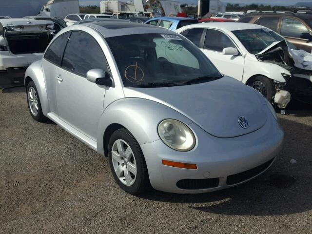 3VWRW31C77M507577 - 2007 VOLKSWAGEN NEW BEETLE SILVER photo 1