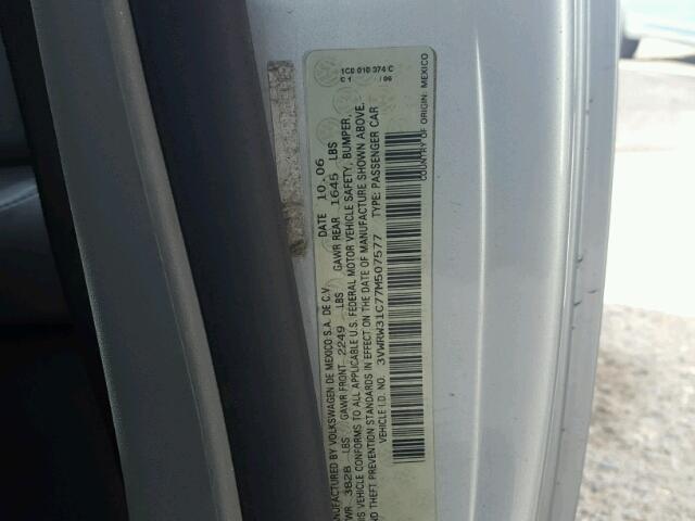 3VWRW31C77M507577 - 2007 VOLKSWAGEN NEW BEETLE Gümüş foto 10