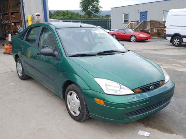 1FAFP33P22W283040 - 2002 FORD FOCUS LX GREEN photo 1