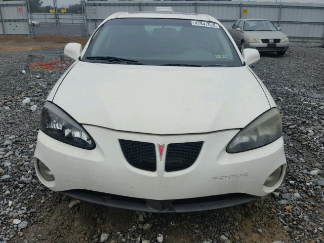 2G2WR524941371282 - 2004 PONTIAC GRAND PRIX WHITE photo 9