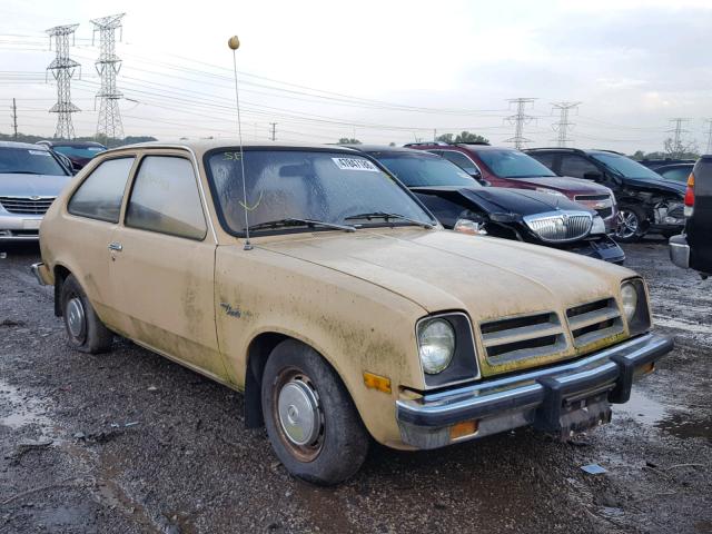 1B0816Y239667 - 1976 CHEVROLET CHEVETTE TAN photo 1