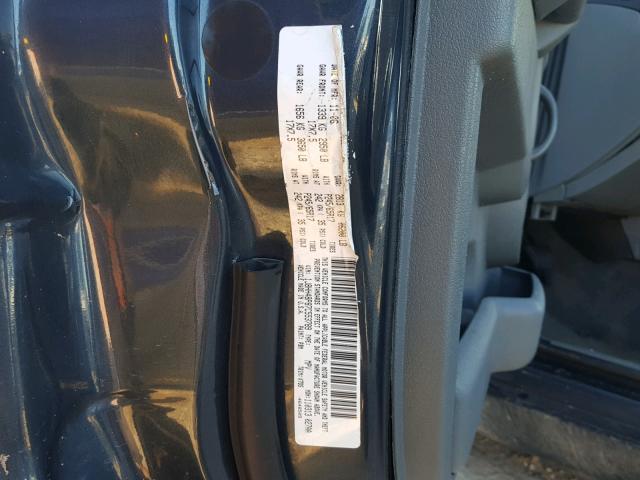 1J8HH48P87C553789 - 2007 JEEP COMMANDER Mavi foto 10