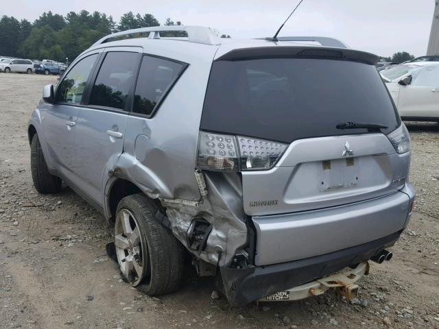 JA4MT41X47Z001714 - 2007 MITSUBISHI OUTLANDER GRAY photo 3