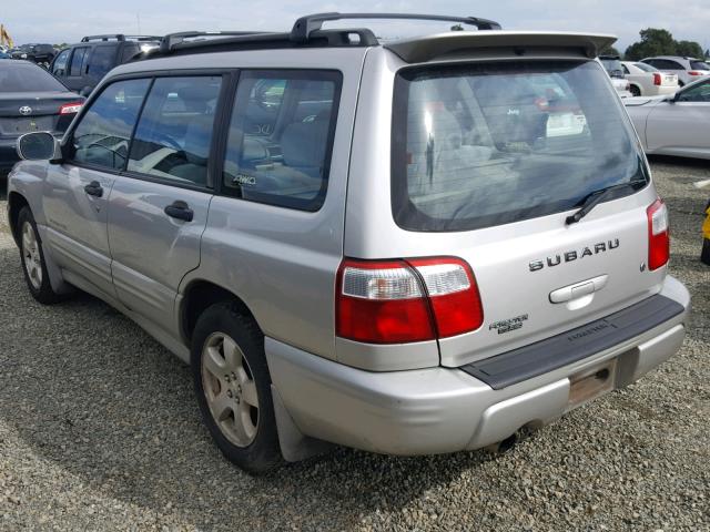 JF1SF656X1G735221 - 2001 SUBARU FORESTER S SILVER photo 3