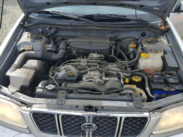 JF1SF656X1G735221 - 2001 SUBARU FORESTER S SILVER photo 7