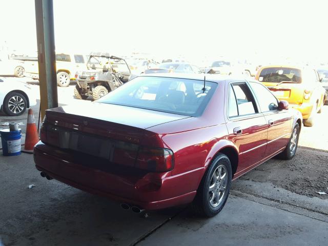 1G6KS54Y03U290353 - 2003 CADILLAC SEVILLE SL RED photo 4