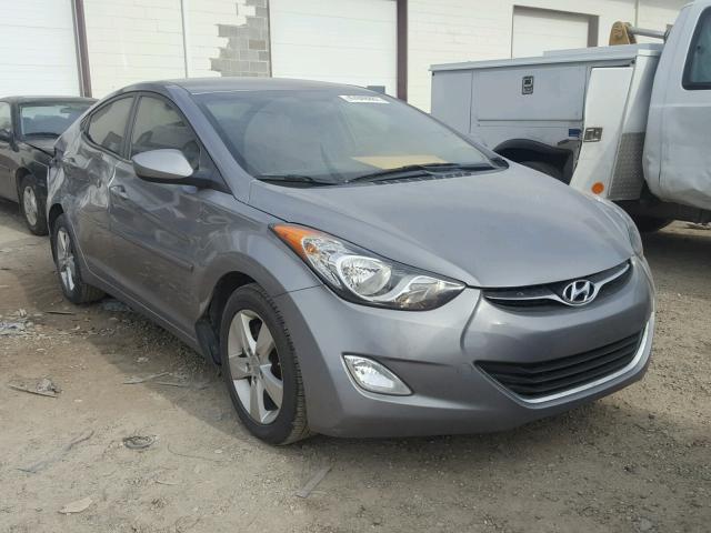 KMHDH4AE7CU314166 - 2012 HYUNDAI ELANTRA GL GRAY photo 1