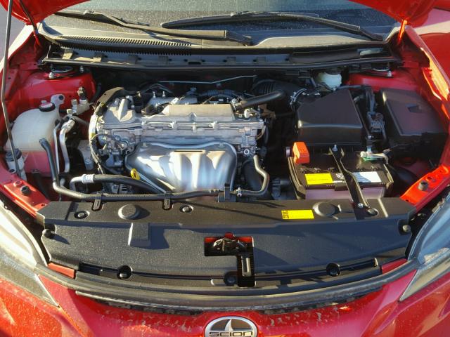 JTKJF5C7XFJ004822 - 2015 TOYOTA SCION TC 红色 照片 7