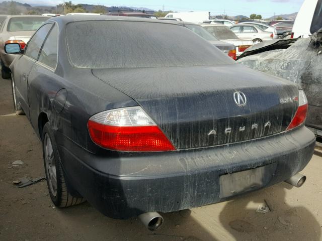 19UYA42623A005726 - 2003 ACURA 3.2CL TYPE BLACK photo 3