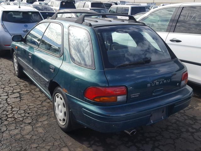 JF1GF435X1G803120 - 2001 SUBARU IMPREZA L GREEN photo 3