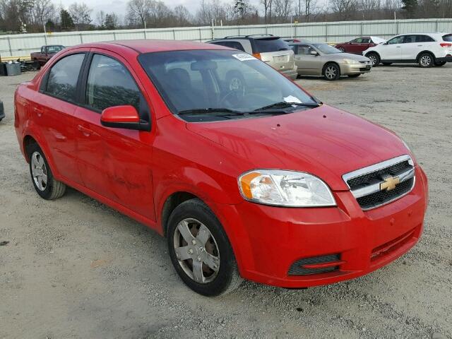 KL1TD5DE8BB140977 - 2011 CHEVROLET AVEO LS RED photo 1