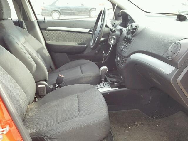 KL1TD5DE8BB140977 - 2011 CHEVROLET AVEO LS RED photo 5