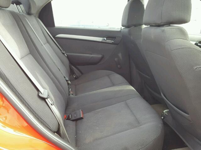 KL1TD5DE8BB140977 - 2011 CHEVROLET AVEO LS RED photo 6