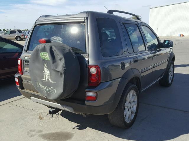 SALNE22254A437650 - 2004 LAND ROVER FREELANDER GRAY photo 4