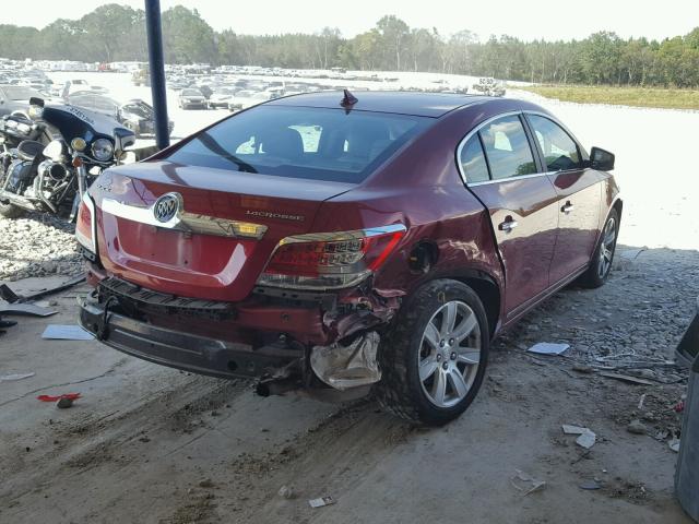 1G4GD5E35CF356346 - 2012 BUICK LACROSSE P RED photo 4