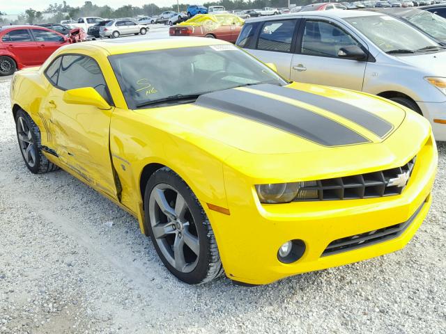 2G1FB1ED6B9196775 - 2011 CHEVROLET CAMARO LT YELLOW photo 1