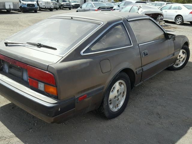 JN1HZ16S5FX050628 - 1985 NISSAN 300ZX 2+2 BROWN photo 4