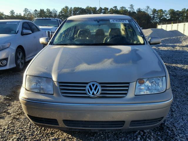 3VWRK69M54M112271 - 2004 VOLKSWAGEN JETTA GL GRAY photo 9