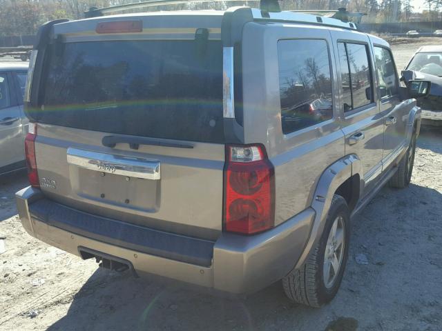 1J8HG58N06C182858 - 2006 JEEP COMMANDER BROWN photo 4