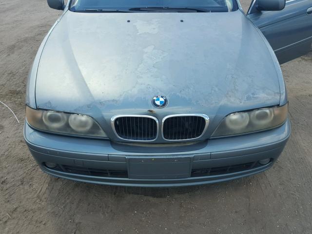WBADT43472GY43764 - 2002 BMW 525 I AUTO BLUE photo 7