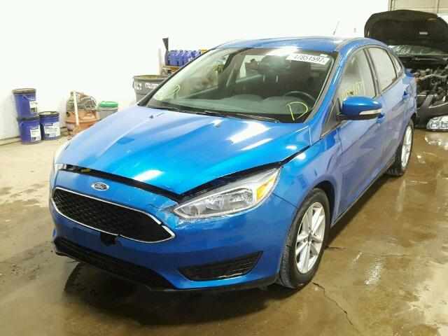 1FADP3F21GL336388 - 2016 FORD FOCUS SE BLUE photo 2