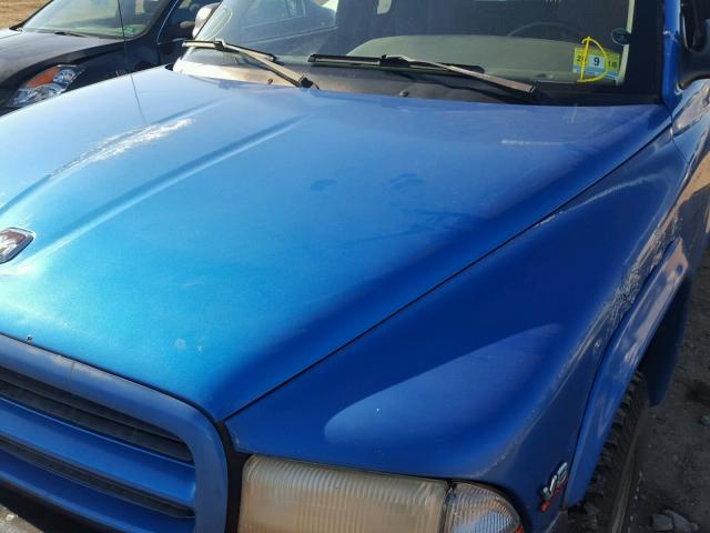 1B7GG22Y8WS751613 - 1998 DODGE DAKOTA BLUE photo 9