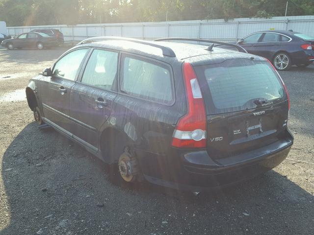 YV1MJ682452067570 - 2005 VOLVO V50 T5 BLACK photo 3